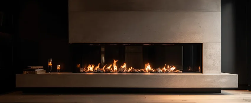 Gas Fireplace Ember Bed Design Services in Cupertino, California