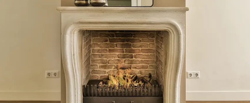 Vintage-style Fireplace Redesign in Cupertino, California