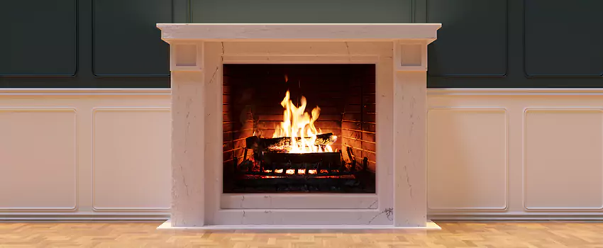 Open Flame Wood-Burning Fireplace Installation Services in Cupertino, California