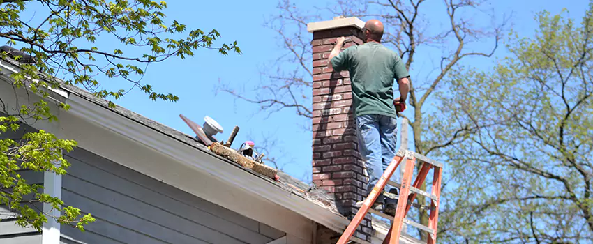 Vinyl and PVC Chimney Flashing Installation in Cupertino, CA